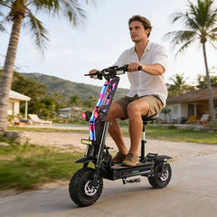 ZonDoo RoadHitter Hyper Electric Scooter - 10000W Dual Motor, 68 MPH