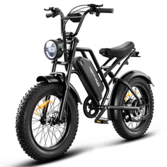 HappyRun Tank G50 City Electric Bike - Black