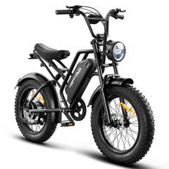 HappyRun Tank G50 City Electric Bike - Black