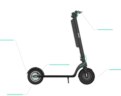 Levy Plus Electric Scooter - Long Range, 20 MPH, Swappable Battery