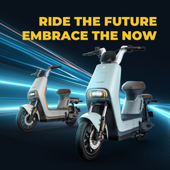 HMP Bikes LIVA 7 Moped Style Class 2 E-Bike - 50 Mile Range