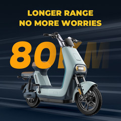 HMP Bikes LIVA 7 Moped Style Class 2 E-Bike - 50 Mile Range