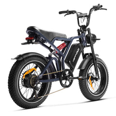 HappyRun Tank G60 Pro 2000W Moped Style Offroad Electric Bike Fat Tire