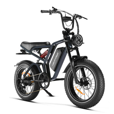 HappyRun Tank G60 Pro 2000W Moped Style Offroad Electric Bike Fat Tire