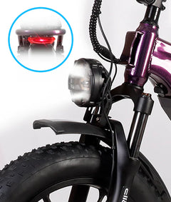 Victrip Mimas Torque Sensor Step Thru EBike with Rack and Fender