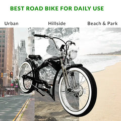 Tracer Twenty5 GTS 500W 26" Electric Cruiser Bike